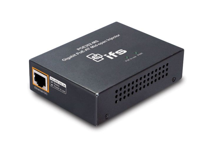GE Security Interlogix POE302-MS Gigabit Power over Ethernet Injector (PoE+) POE302-MS by Interlogix