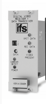 Interlogix VDR14120WDM-R3 Digital Video Receiver / Data Transceiver, MM Laser, 1 Fiber, Rack Mount VDR14120WDM-R3 by Interlogix