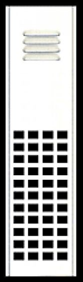 Alpha CM492-044 44 Button Speaker Directory Module, Aluminum CM492-044 by Alpha