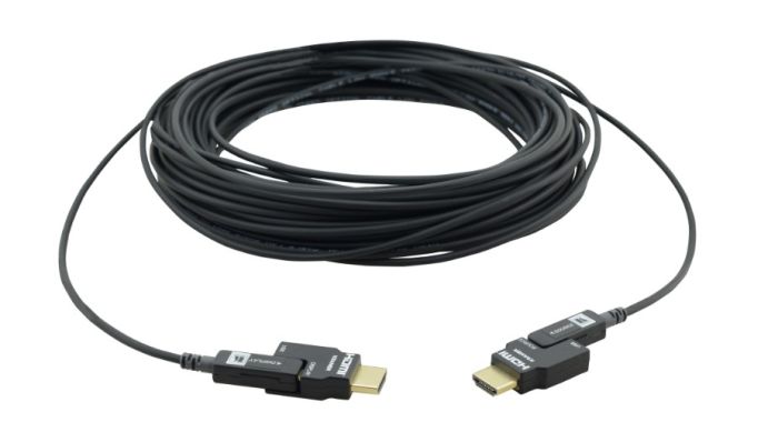 Kramer CP-AOCH-60-262 Active Optical 4K Pluggable HDMI Cable Plenum Rated, 262 Feet CP-AOCH-60-262 by Kramer