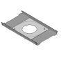 Samsung SBP-302F Ceiling Tile Support Plate SBP-302F by Hanwha Vision