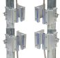 Nascom N505AUTM-STFB 2-1/4" Overhead Door Rail Mount Open Loop Magnet / Switch Set Featuring No Dead Spot Technology, Silver N505AUTM-STFB by Nascom