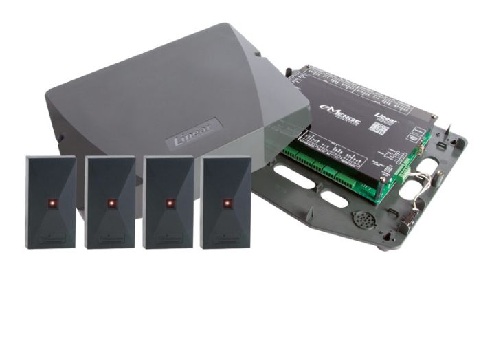 Linear ES-4CB eMerge Essential 4-Door 4-Reader Access Control Platform Bundle ES-4CB by Linear