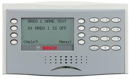 Bosch D1260B LCD Keypad w/ White & Gray Modern Case D1260B by Bosch