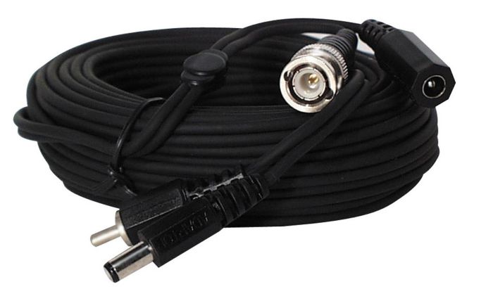 Speco CBL-25BB 25' Video Power Extension Cable with BNC Connectors CBL25BB by Speco