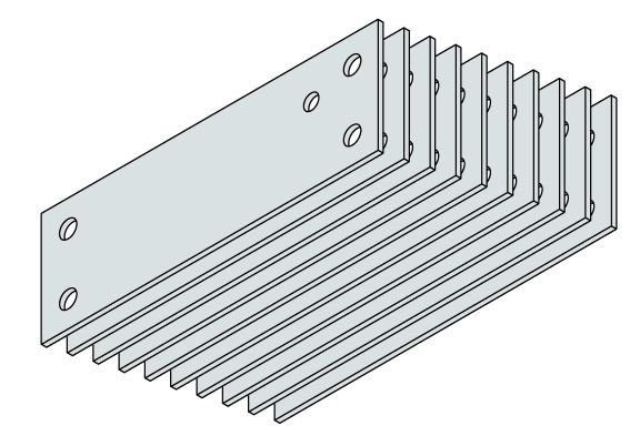 Magnasphere HSS-SP062 1/16” Thick Plastic Shims for HSS-L2S and HSS-L2D with 20 2.5” Screws, Kit of 10 HSS-SP062 by Magnasphere