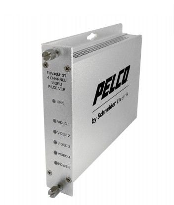 Pelco FTV40M1ST 4 Channel Video Fiber Transmitter ST Connector, Multi-Mode FTV40M1ST by Pelco