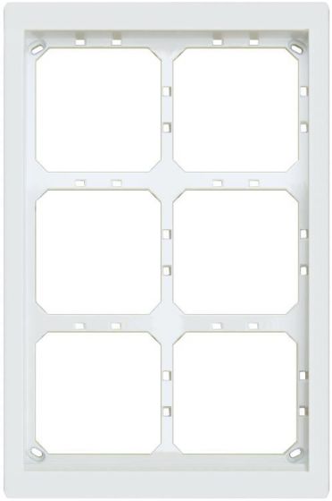Alpha MT6-2W 3HX2W Module Panel Frame, White MT6-2W by Alpha