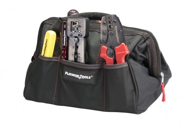 Platinum Tools 4006 Big Mouth Tool Bag with Six Storage Pockets 4006 by Platinum Tools