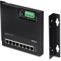 TRENDnet TI-PG80F 8-Port Industrial Gigabit PoE+ Wall-Mount Front Access Switch TI-PG80F by TRENDnet