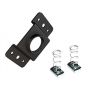 Crimson CAU1 Single Unistrut Ceiling Adapter with Hardware, Black CAU1 by Crimson