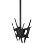 Crimson C63D-60A Complete Ceiling Installation Kit with 3’ to 5’ Drop Adjustment for 37" to 75" Dual Back to Back Screens, Black C63D-60A by Crimson