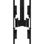 Crimson C65D Ceiling Mount Box and Universal Screen Adapter Assembly for Dual 37" to 80" Screens, Black C65D by Crimson