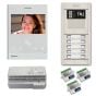 Alpha VKG2-9AS 9-Unit Video-Intercom Kit with Aluminum Surface Entry Panel VKG2-9AS by Alpha