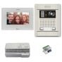 Alpha VKG2-A7-2AS 2-Unit Video-Intercom Kit with Aluminum Surface Entry Panel VKG2-A7-2AS by Alpha