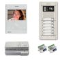 Alpha VKG2-6AF 6-Unit Video Intercom Kit with Aluminum Flush Entry Panel VKG2-6AF by Alpha