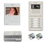 Alpha VKG2-7AS 7-Unit Video Intercom Kit with Aluminum Surface Entry Panel VKG2-7AS by Alpha