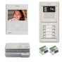 Alpha VKG2-8AF 8-Unit Video Intercom Kit with Aluminum Flush Entry Panel VKG2-8AF by Alpha