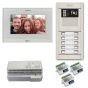 Alpha VKG2-A7-10AF 10-Unit Video-Intercom Kit with Aluminum Flush Entry Panel VKG2-A7-10AF by Alpha