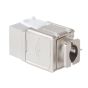 ICC IC107SACA0 CAT6A Shielded Modular Connector, White, 25 Pack IC107SACA0 by ICC