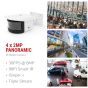 ICRealtime IPEL-MB80F-IRW1 4 X 2MP Indoor/Outdoor 180° Panoramic IR Network Bullet Camera, 4 X 2.8mm Lens IPEL-MB80F-IRW1 by ICRealtime