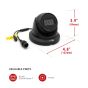 ICRealtime IPMX-E20F-IRB2 2 Megapixel Starlight Eyeball Network IR Dome Camera, 2.8mm Lens IPMX-E20F-IRB2 by ICRealtime