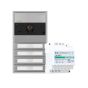 Comelit UMV4S Ultra Video Surface Kits 2 Wire, 4 Button UMV4S by Comelit