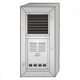 LEE DAN VS-004ST 4 Button Surface Mount VAN-GUARD Vandal-Resistant Apartment Entry Panel VS-004ST by LEE DAN