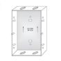 LEE DAN IH-101B Flush Galvanized Steel Back Box IH-101B by LEE DAN