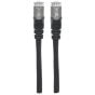 Intellinet 742702 Cat6a S/FTP Patch Cable, 100 Feet, Black 742702 by Intellinet