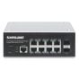 Intellinet 508278 Industrial 8-Port Gigabit Ethernet PoE+ Layer 2+ Web-Managed Switch with 2 SFP Ports 508278 by Intellinet