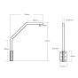 Speco SBPMJ Parapet Mount for Blue PTZ’s and O84S SBPMJ by Speco