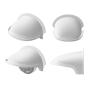 Speco DSS2 Universal Sun and Rain Shield for Turret and Dome Cameras DSS2 by Speco
