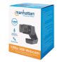 Manhattan 462006 1080p USB Webcam USB-A Plug, Integrated Microphone, Adjustable Clip Base, Black 462006 by Manhattan