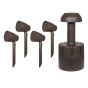 Linear PAS-4-1-BU Proficient Protege 4In (100mm) All-Weather Outdoor Landscape Speaker Kit PAS-4-1-BU by Linear