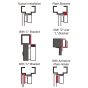 Seco-Larm E-941SB-600 Black Single-door Electromagnetic Lock E-941SB-600 by Seco-Larm