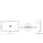 Vitek VTM-TLM22B Transcendent 22” 1080P LED Professional Security Monitor VTM-TLM22B by Vitek