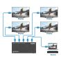 Manhattan 208369 4K@60Hz 4-Port HDMI Splitter with Downscaling 208369 by Manhattan