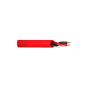 West Penn D60991SRD1000 1 Pair 16 AWG Stranded Unshielded Data Plenum Cable, 1000', Red D60991SRD1000 by West Penn