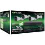 Vitek VT-TN6KT412TB-2 4 Channel 4-IN-1 DVR, 12TB with 4 x 6 Megapixel Bullet Cameras, 2.8mm Lens with 12TB VT-TN6KT412TB-2 by Vitek