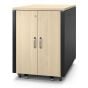 APC AR4017A NetShelter Soundproof, 17U, Server Rack Enclosure, 120V, Maple AR4017A by APC