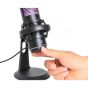 Manhattan 102674 RGB LED USB Condenser Microphone with Noise Rejection 102674 by Manhattan
