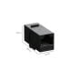 Triplett CAT6-CPL-BK CAT6 Coupler, Black CAT6-CPL-BK by Triplett