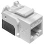 Platinum Tools FR7054 Keystone Cat6A, UTP, White 1/Bag FR7054 by Platinum Tools