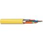 West Penn AC251822B3PYEA5 Access Control Cable, 3‑Pair, Plenum Jacket, Yellow AC251822B3PYEA5 by West Penn