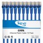 ICC ICPC1K10BL CAT6 Ethernet Patch Cord, 10 Pack 10', Blue ICPC1K10BL by ICC