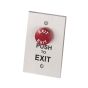 Alarm Lock PE1 Round Red Exit Button Non-Illuminate Standard Switch Plate PE1 by Alarm Lock