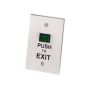 Alarm Lock PE2 Square Green Illuminated Exit Button Standard Switch Plate PE2 by Alarm Lock