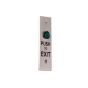 Alarm Lock PE2S Square Green Illuminated Exit Button Narrow Switch Plate PE2S by Alarm Lock