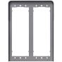 Elvox 41144-02 Pixel Rainproof Cover 4 Modules (2x2) Slate Grey 41144-02 by Elvox